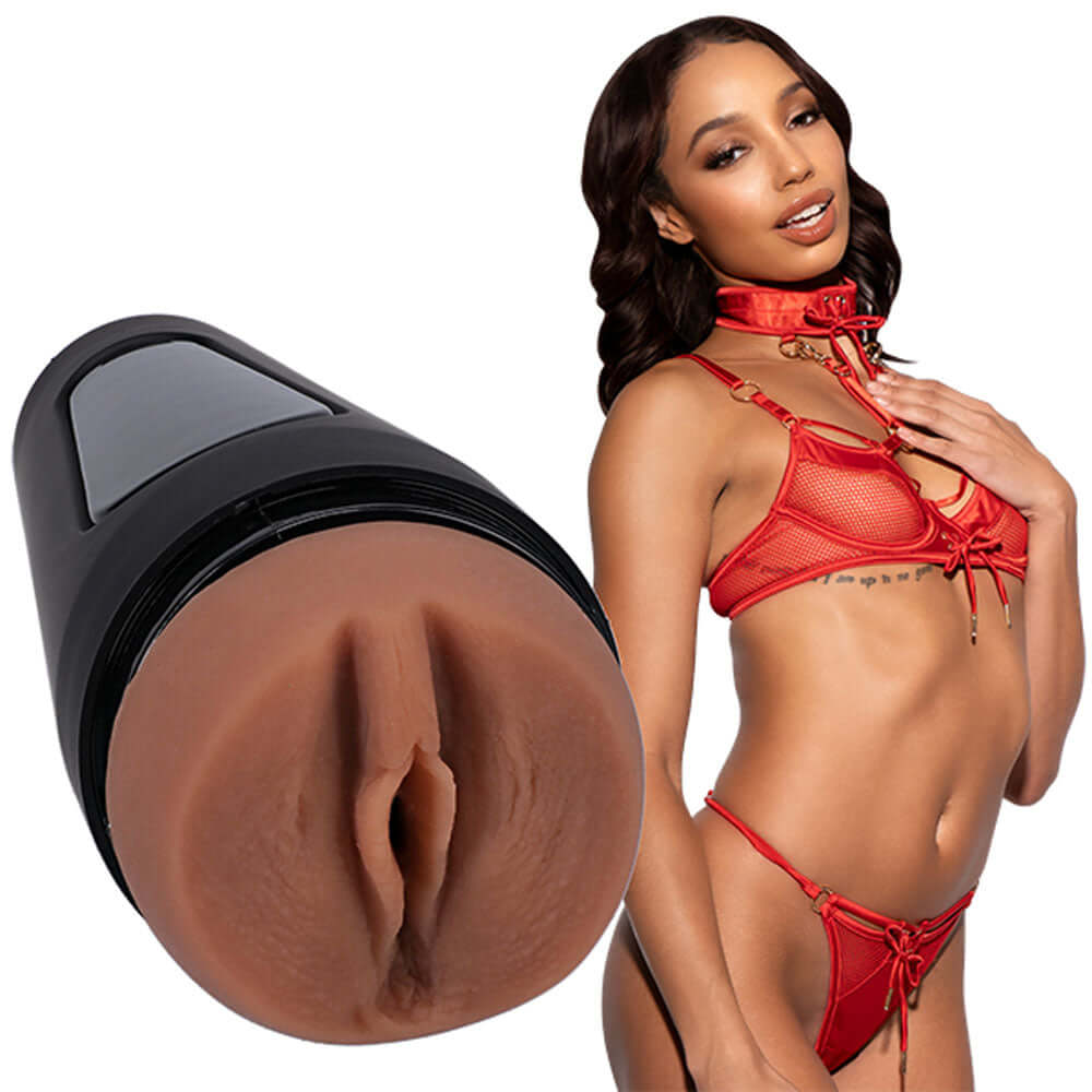 Main Squeeze - Alexis Tae - Brown Vagina Stroker